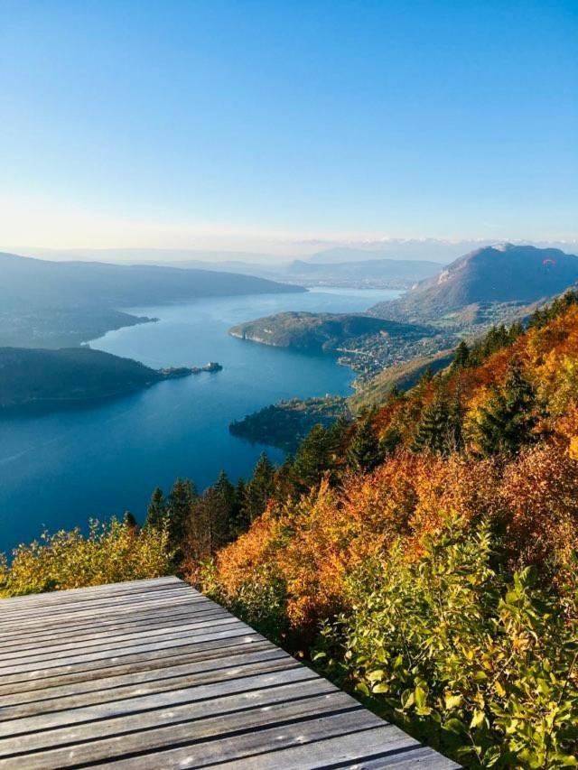 Appartement Plein Centre Village, Vue Montagnes, Proximite Immediate Lac Doussard Exterior foto