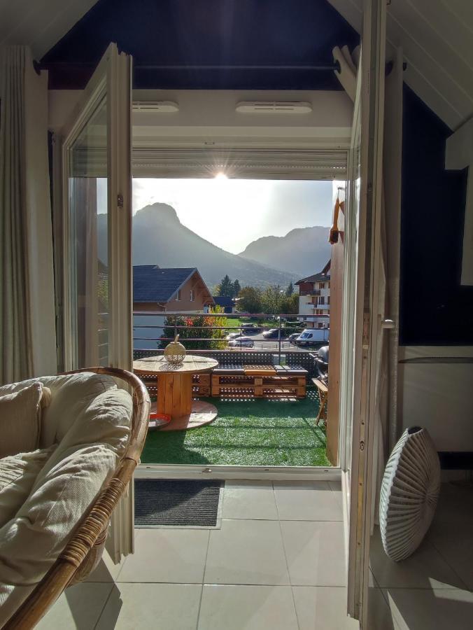 Appartement Plein Centre Village, Vue Montagnes, Proximite Immediate Lac Doussard Exterior foto